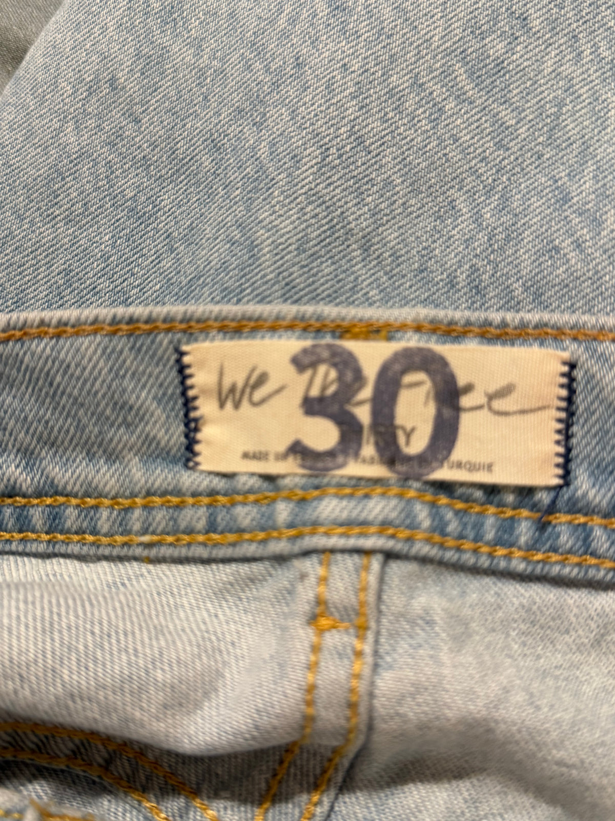 We The Free High-Rise Distressed Raw-Hem Jeans – Size 30 – NWOT
