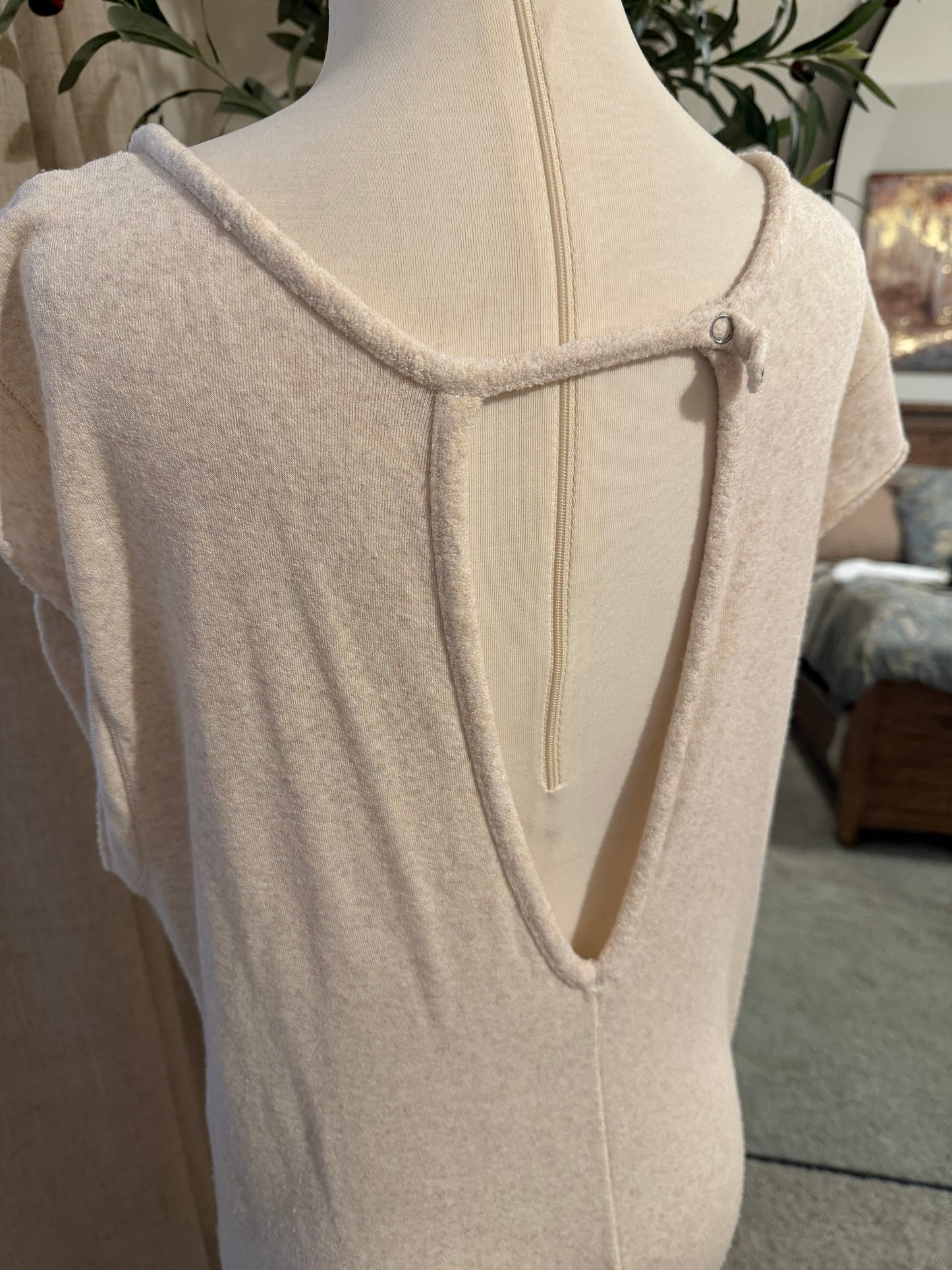 Intimately Free People Just Because Slouchy Onesie Jumpsuit – Oatmeal – Size S