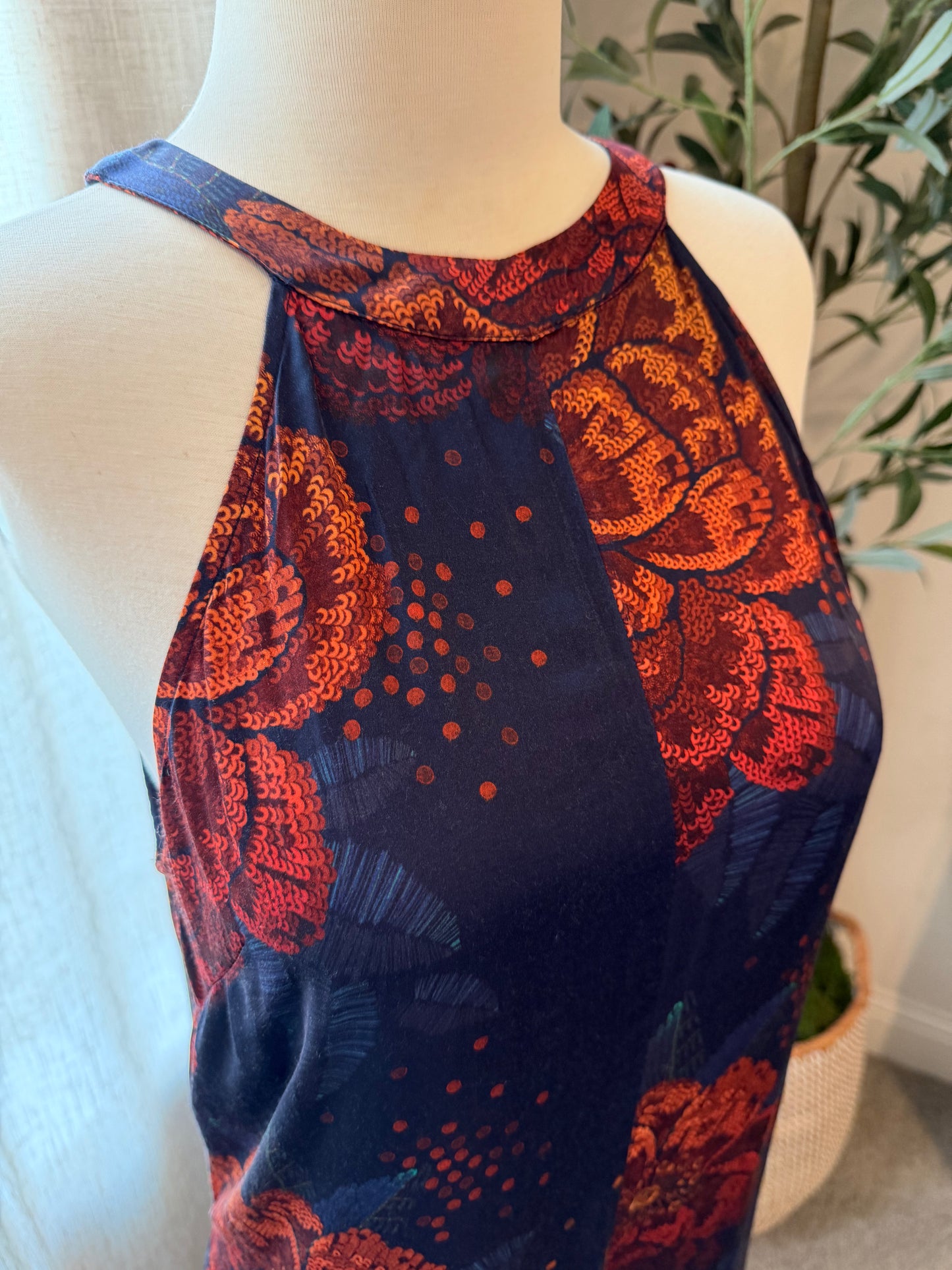 FARM Rio for Anthropologie Floral Halter Wide-Leg Jumpsuit – Size S