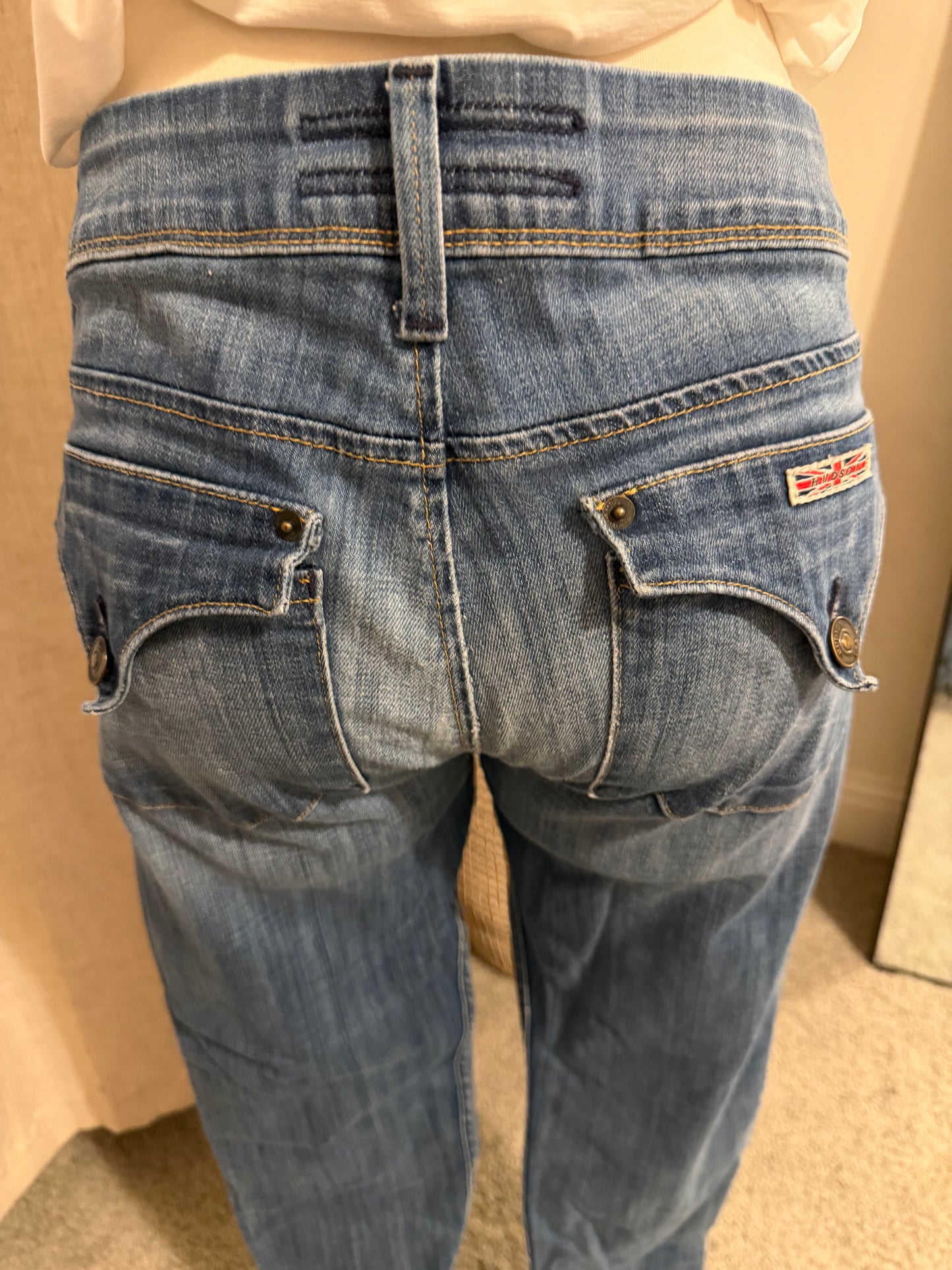 Hudson Low Rise Skinny Jeans Medium Wash | Size 29