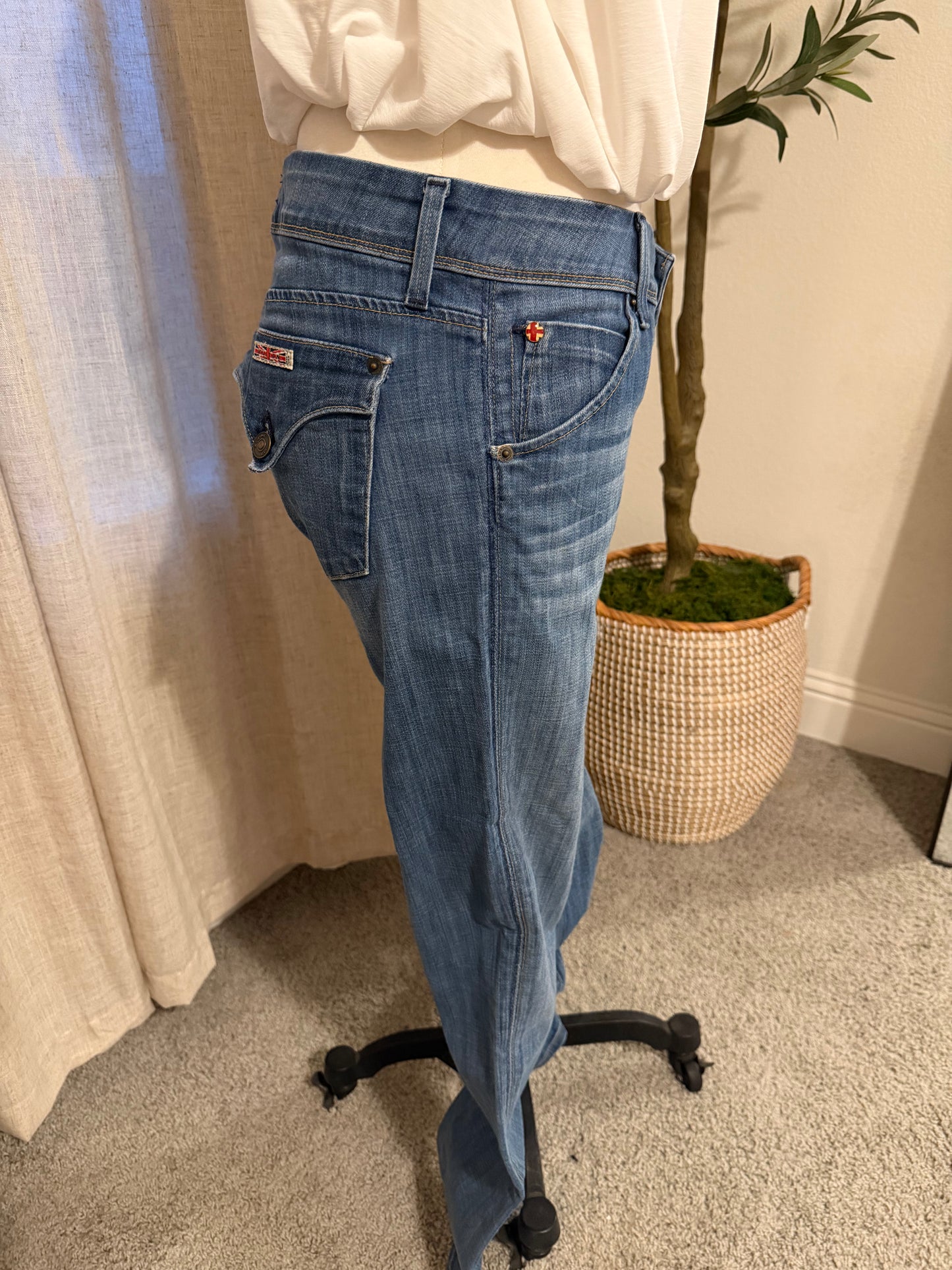 Hudson Low Rise Skinny Jeans Medium Wash | Size 29