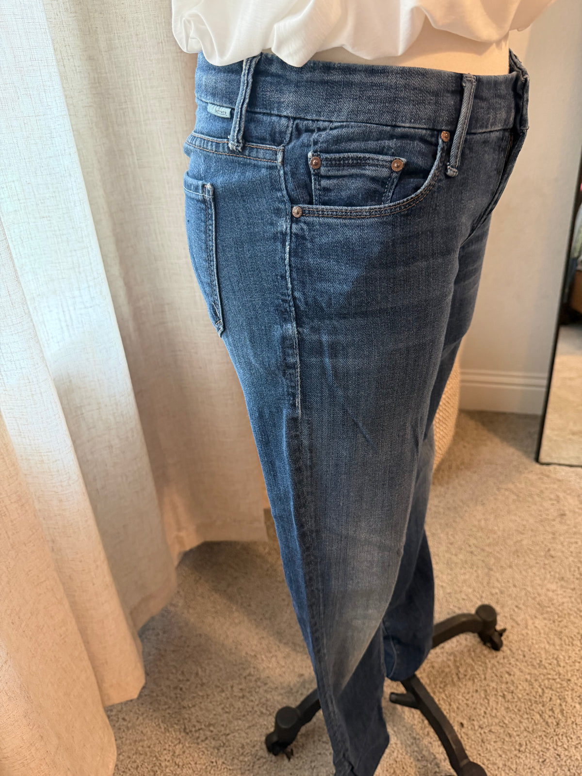 MOTHER The Looker “Deja Vu” Skinny Jeans – Size 28