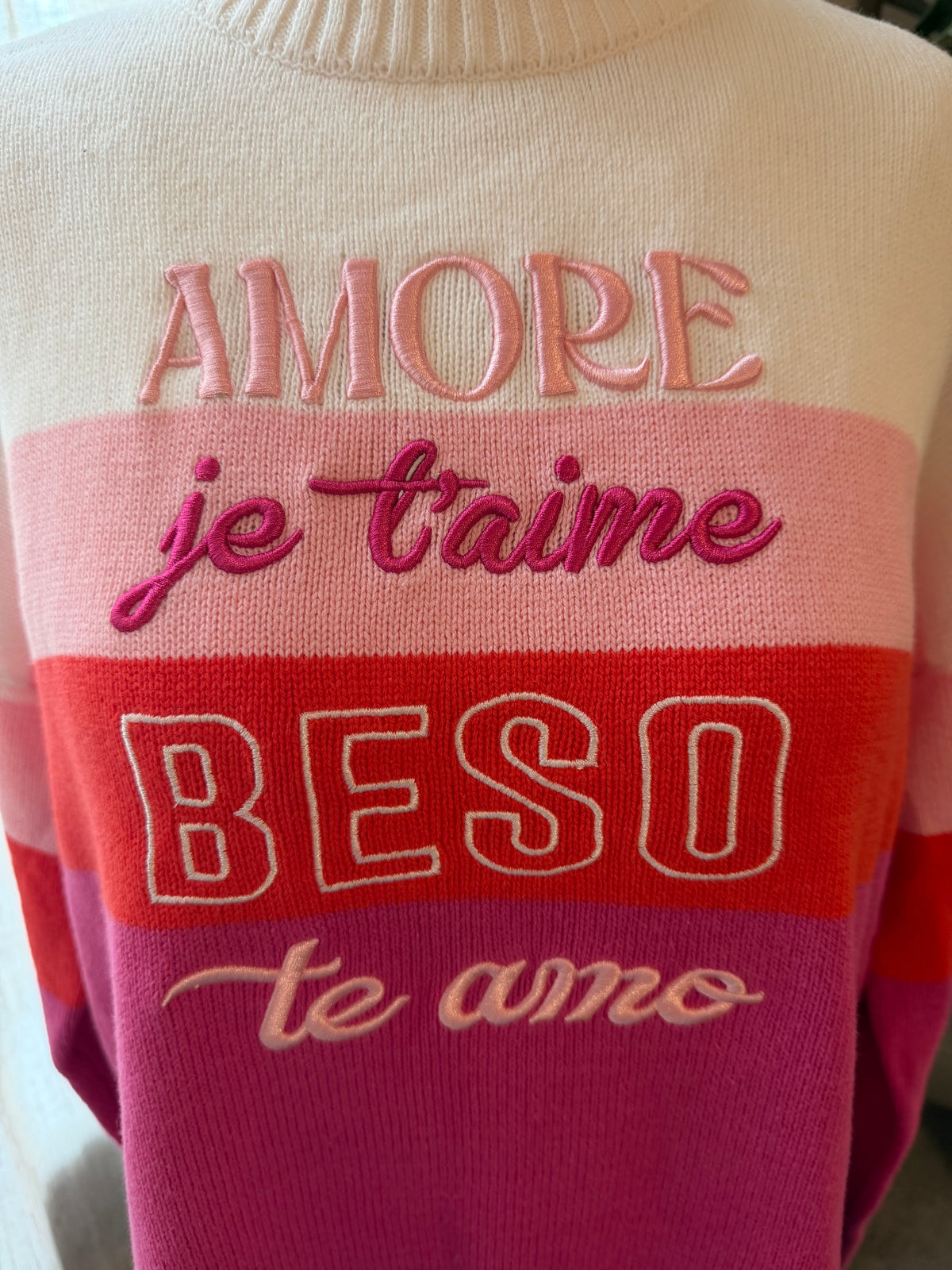 Beach Riot x Anthropologie Callie Love Language Sweater – Size XS – NWT