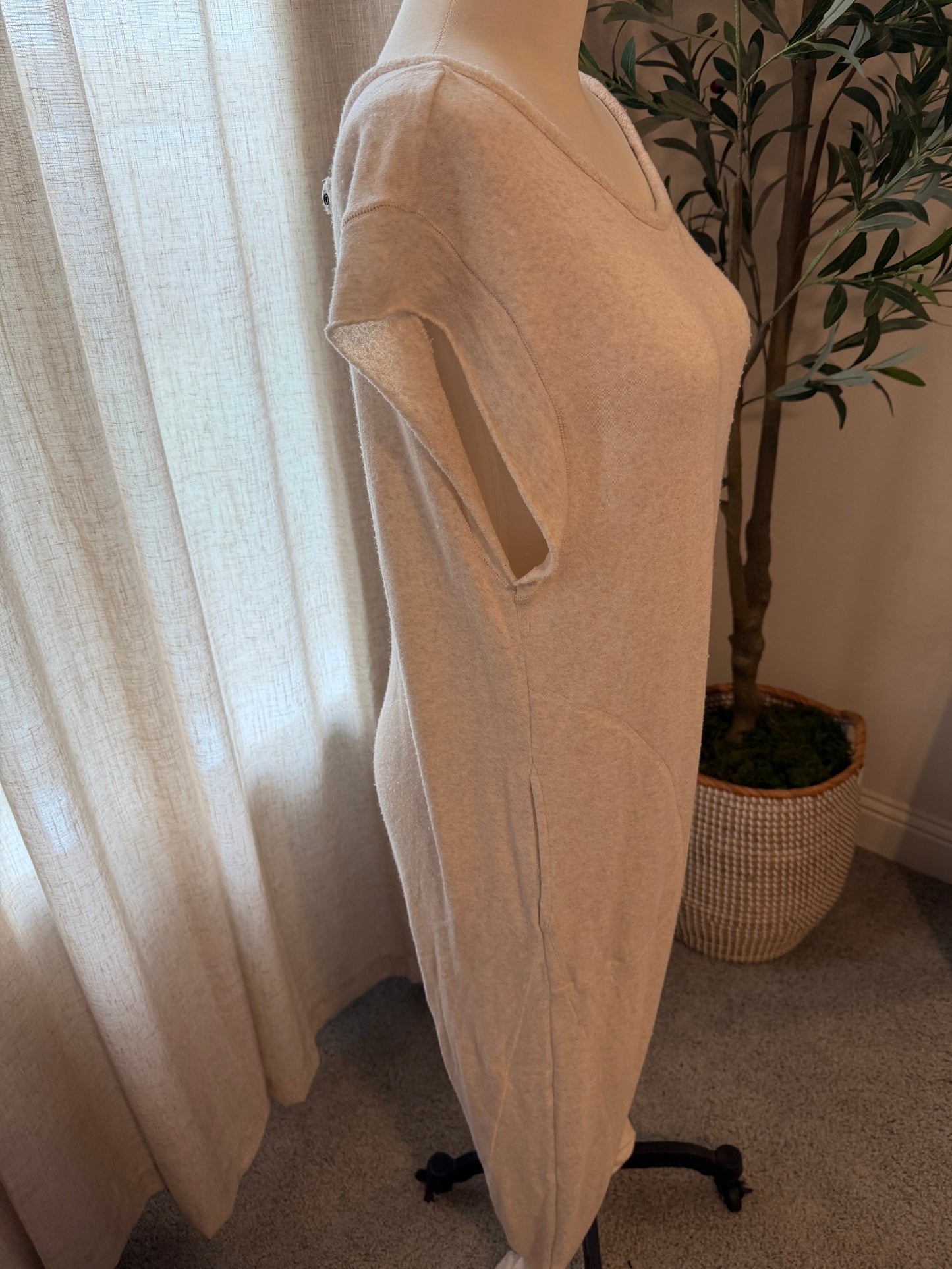 Intimately Free People Just Because Slouchy Onesie Jumpsuit – Oatmeal – Size S