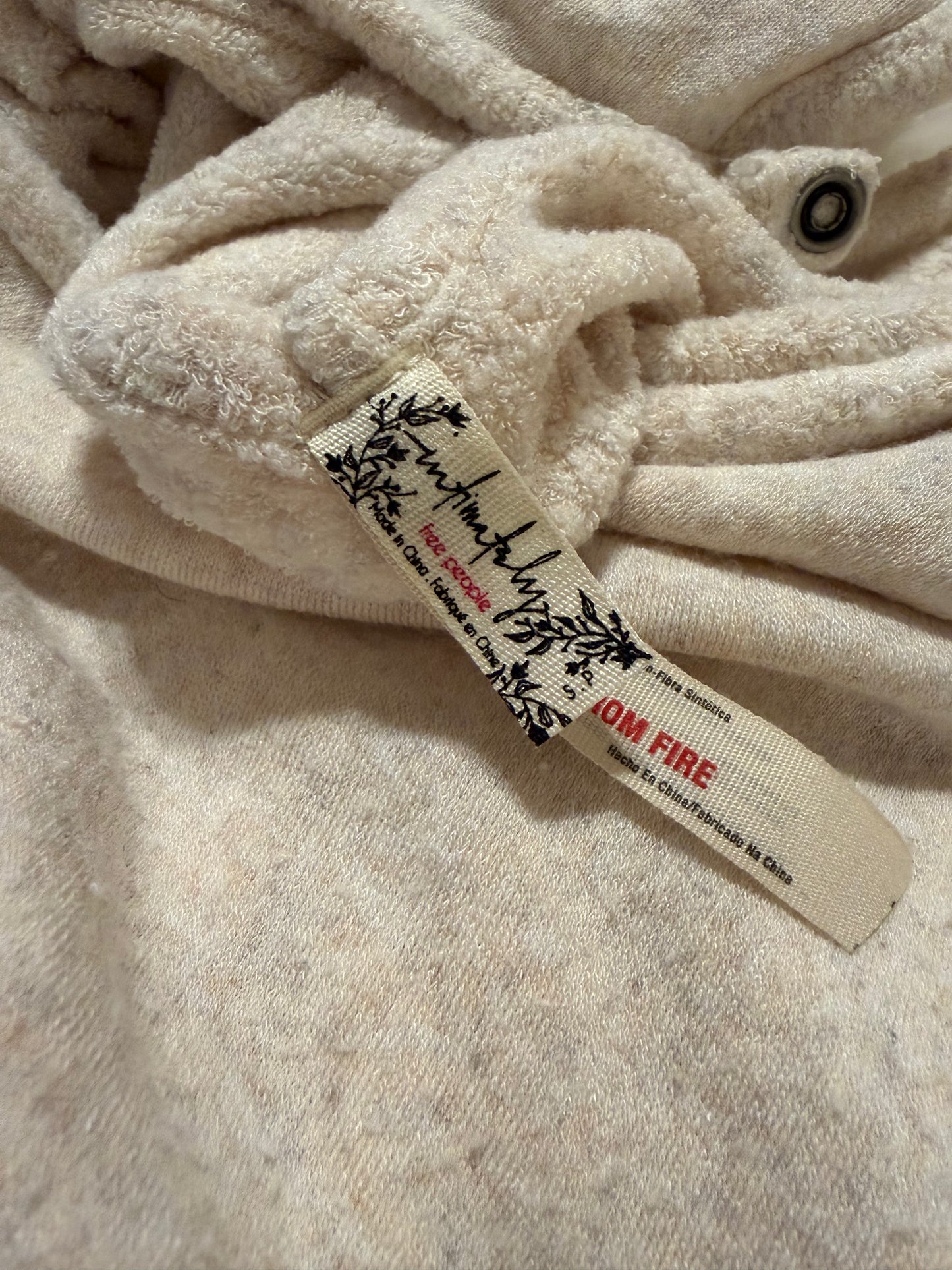 Intimately Free People Just Because Slouchy Onesie Jumpsuit – Oatmeal – Size S