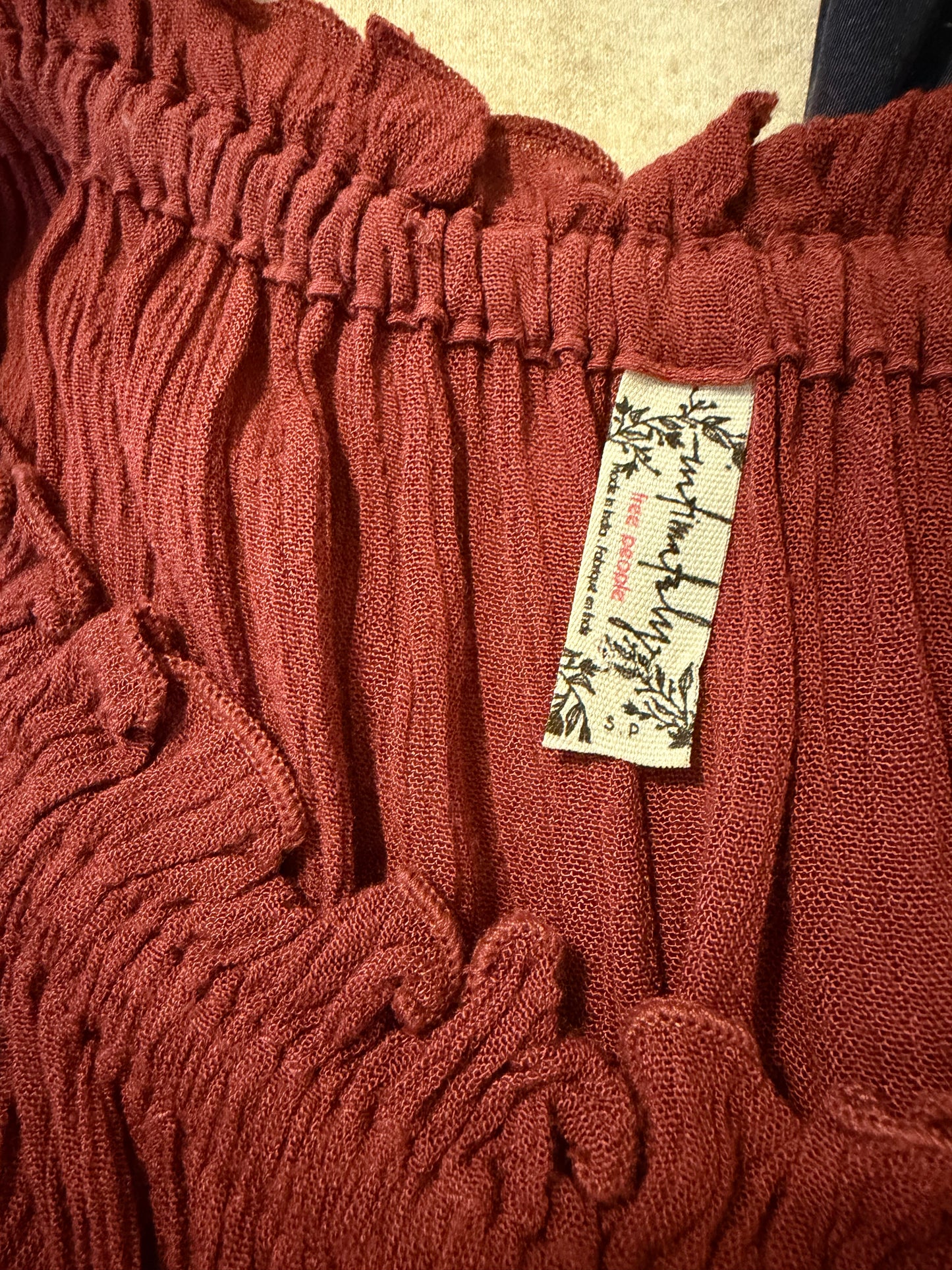 Intimately Free People Another Round Bodysuit – Pomegranate Wine – Size S