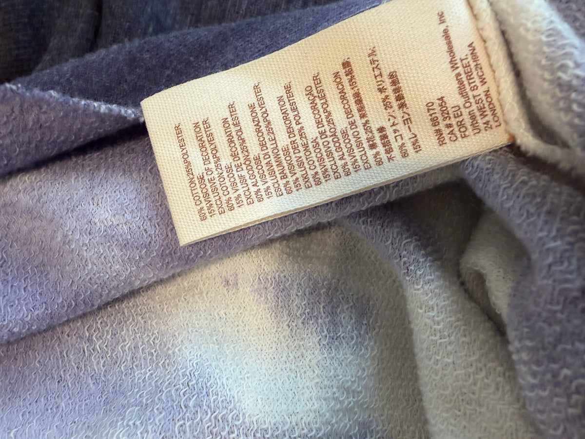 Free People Knit Tie-Dye Maxi Dress – Purple/Charcoal – Size S – NWOT