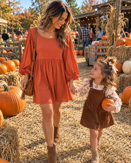 Free People Get Obsessed Rust Babydoll Mini Dress NWT | Small