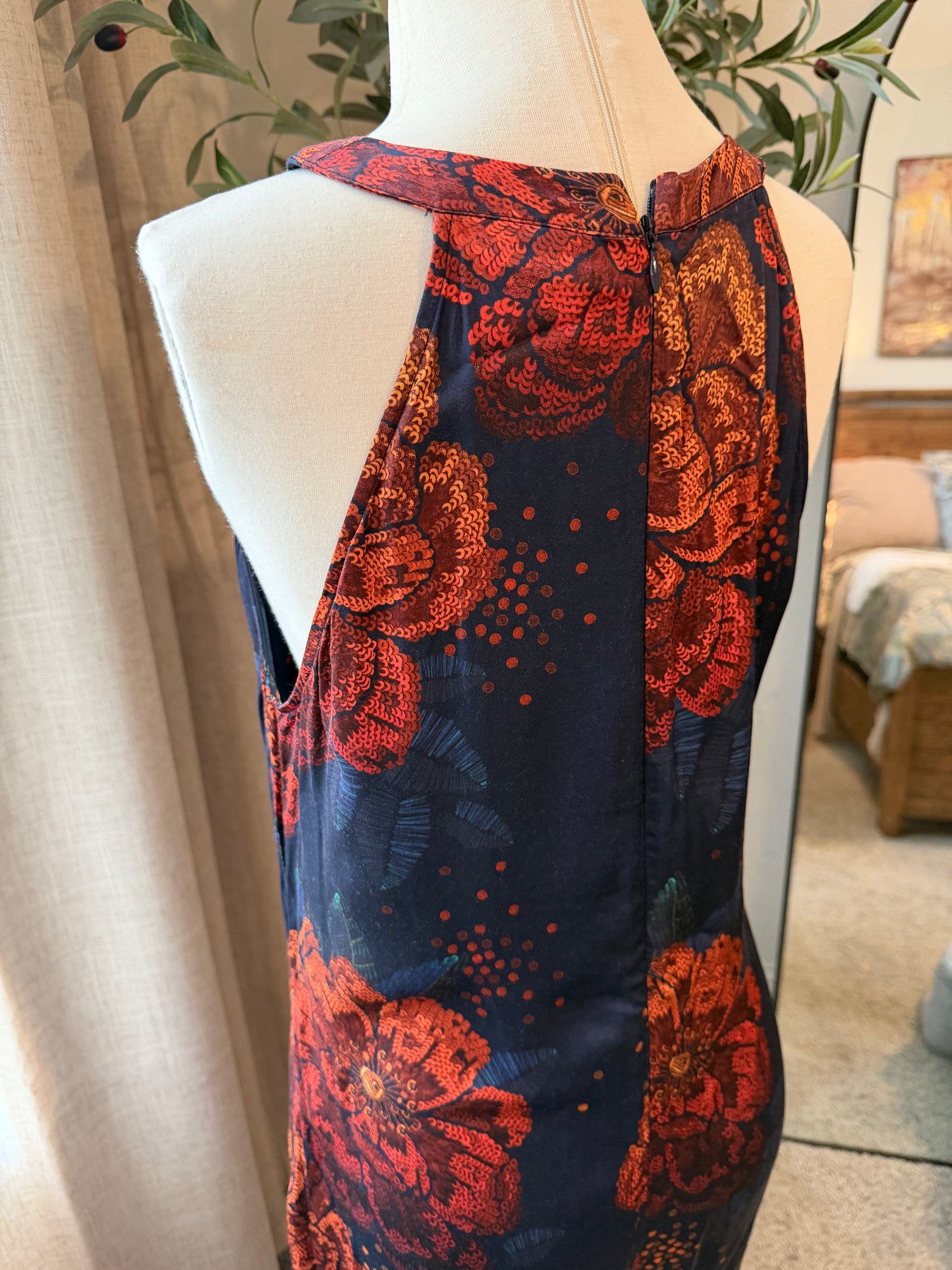FARM Rio for Anthropologie Floral Halter Wide-Leg Jumpsuit – Size S
