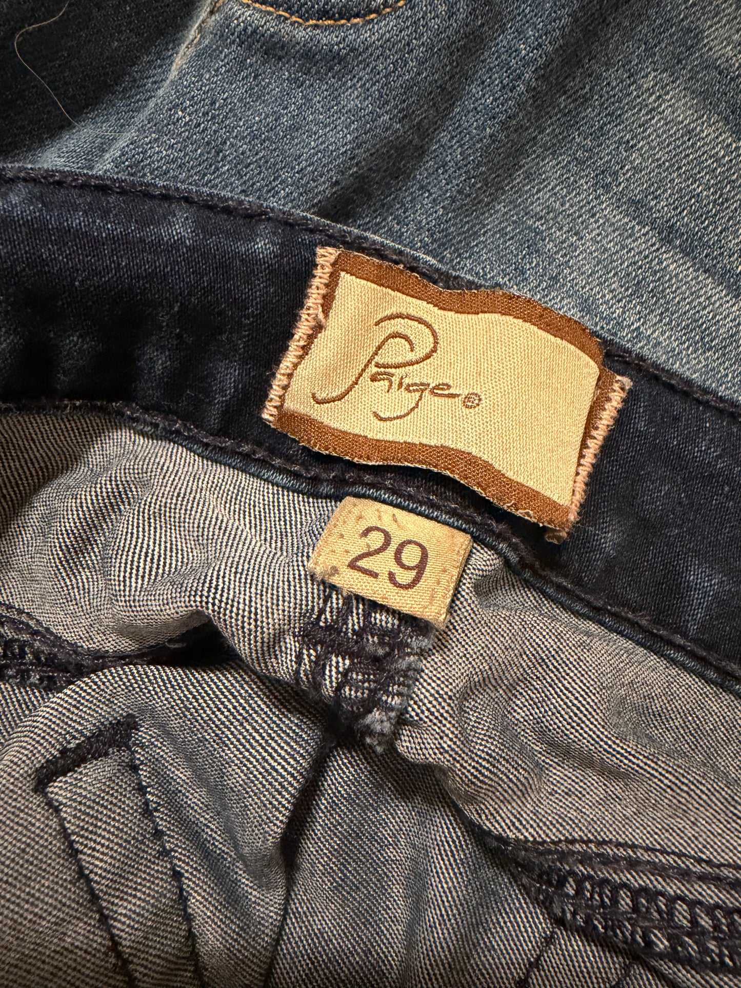 PAIGE Skyline Peg Super Skinny Jeans – Size 29