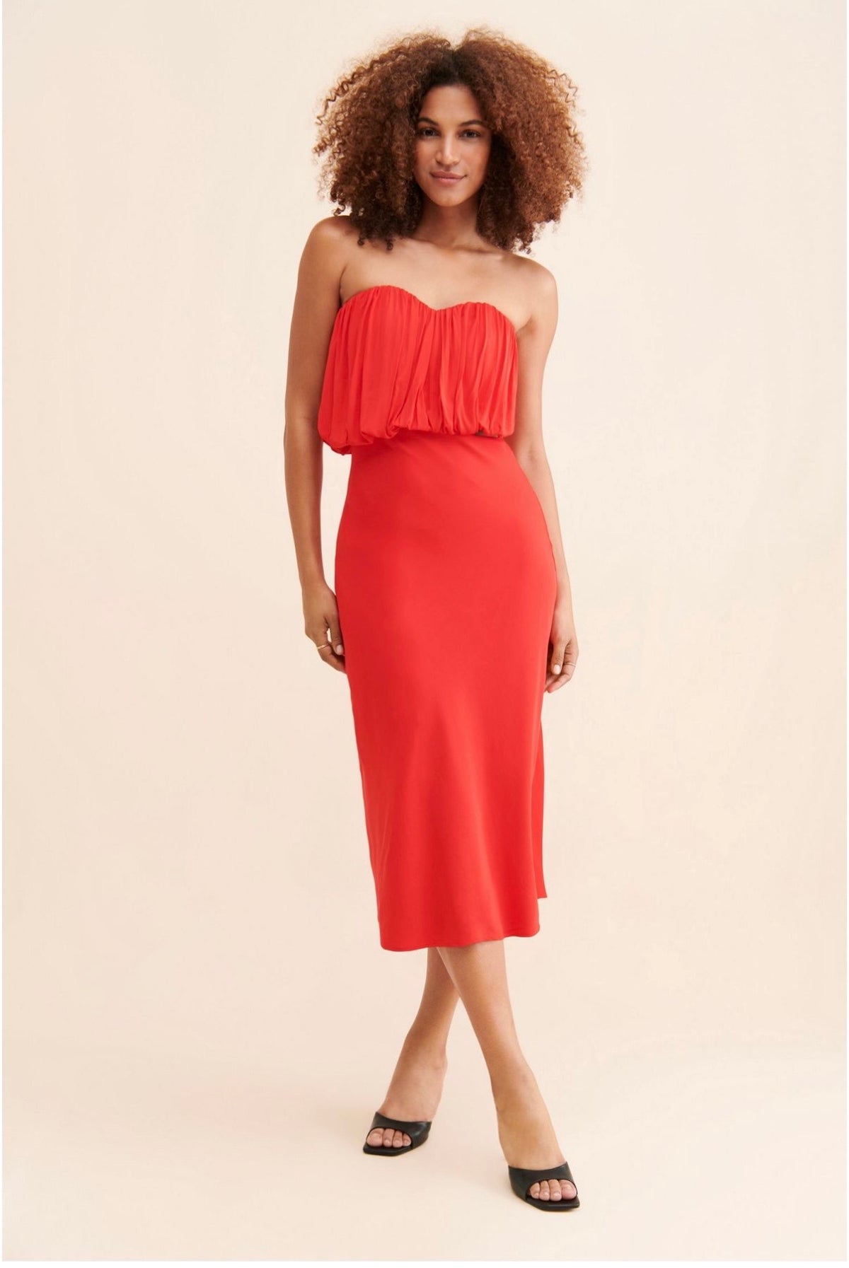 Third Form Overflow 2.0 Strapless Dress – Red – US 4 NWT